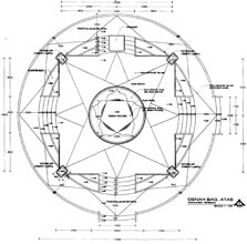 design monumen from up 